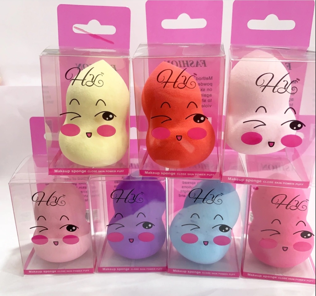 mini esponjas puff blender aplicar maquillaje