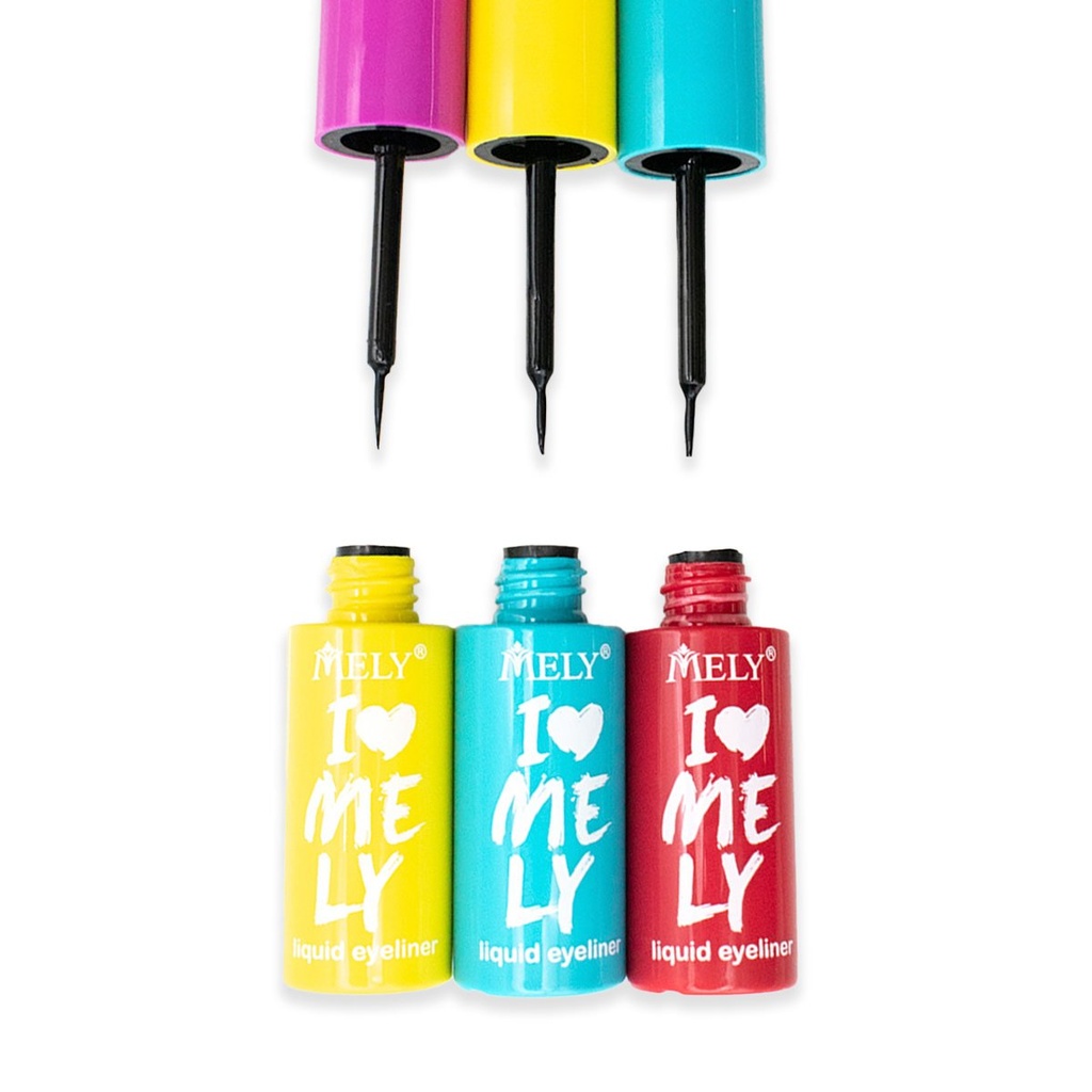Delineador liquido waterproof i love 6ml MELY___ CAJA X24PCS 