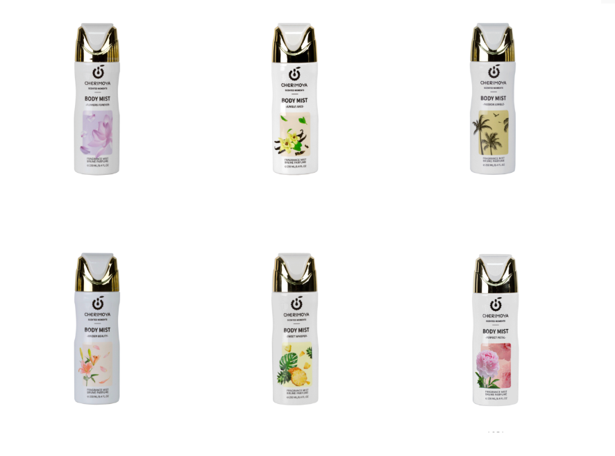 BODY MIST-250ml (Pack x12) 