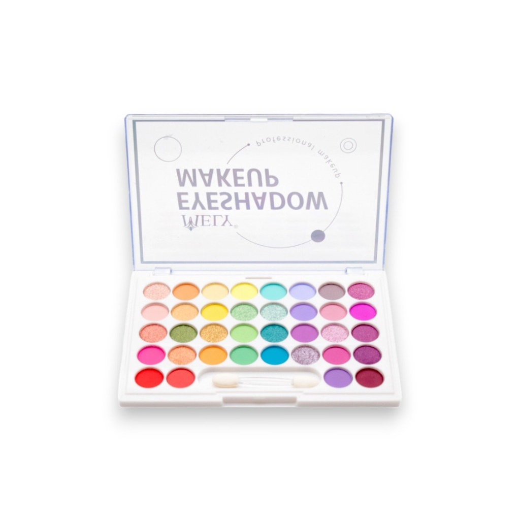 Paleta de sombras pro colors makeup MELY___ CAJA X12PCS 