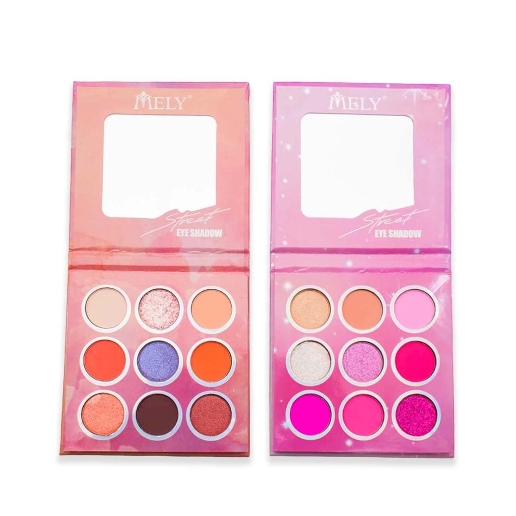 Paleta de sombras street palette linea B MELY___CAJA X12PCS (MY826019)