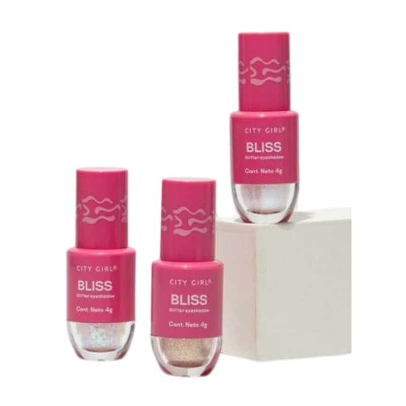 Sombra para ojos glitter liquida de Bliss City Girl