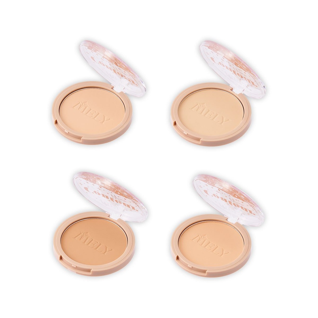 Polvo compacto shine beauty MELY___CAJA X24 PCS. 