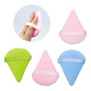 Set de cuatro esponjas triangular para maquillaje MELY___ PACK X12PCS.