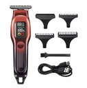 Maquina De Cortar Pelo OM Profesional Display Inalámbrica Barberia 
