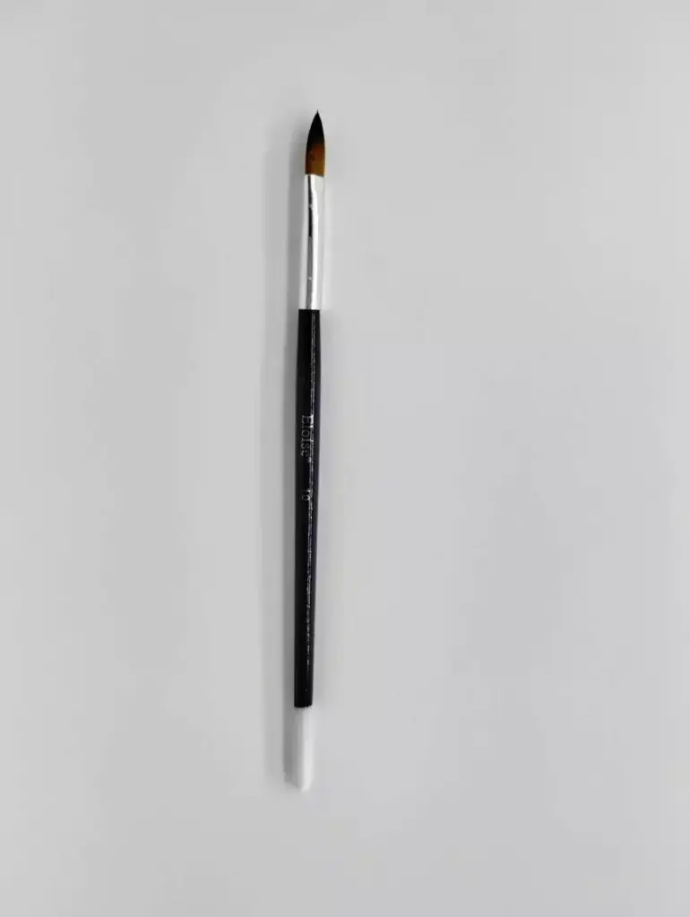 Pincel acrilico N°10 azul con base blanca (EN TUBO) ELOISE