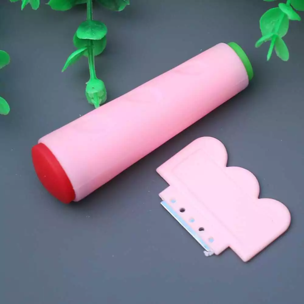 Sellos para stamping + rascador rosa ___ PACK X4 