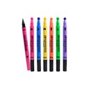 delineadores para ojos en fibra + sello Color & Stamp Pink 21