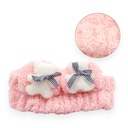 Vincha para maquillaje con orejas de oso MELY___PACK X12PCS.