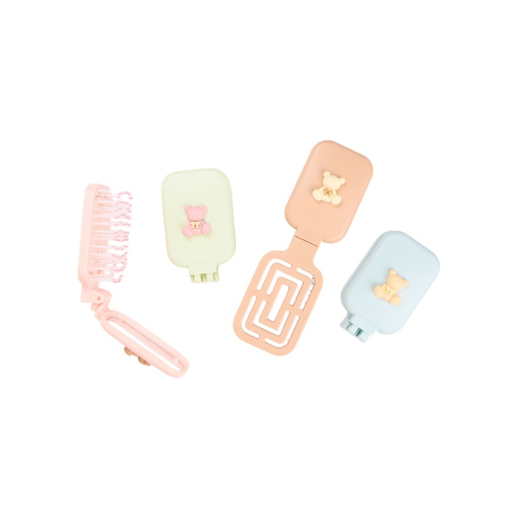 CEPILLO PEINE INFANTIL CON DOBLEZ COLORES SURTIDOS PACK X6 MELY $16.200,00