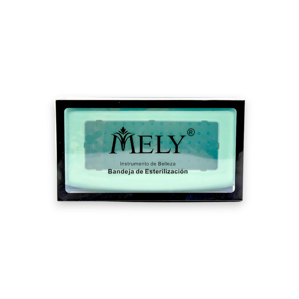 Bandeja esterilizadora de plástico para herramientas de manicura MELY___ PACK X3PCS.