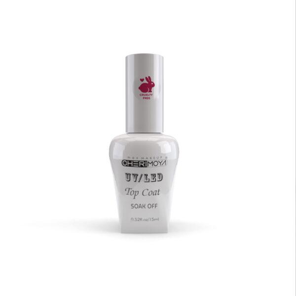 [CH036] TOP COAT SEMIPERMANENTE UV/LED 15ML CHERIMOYA ___ Pack X6
