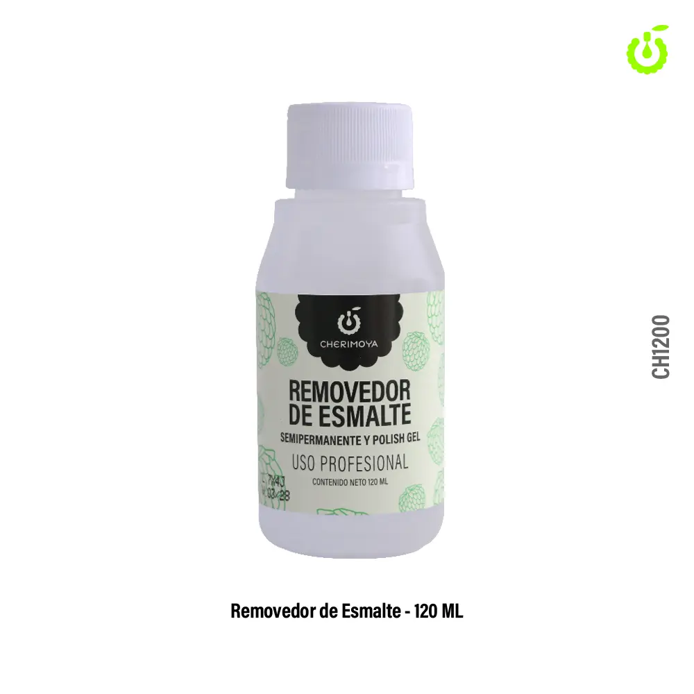 Removedor semipermamente 120ml CHERIMOYA___PACK X24