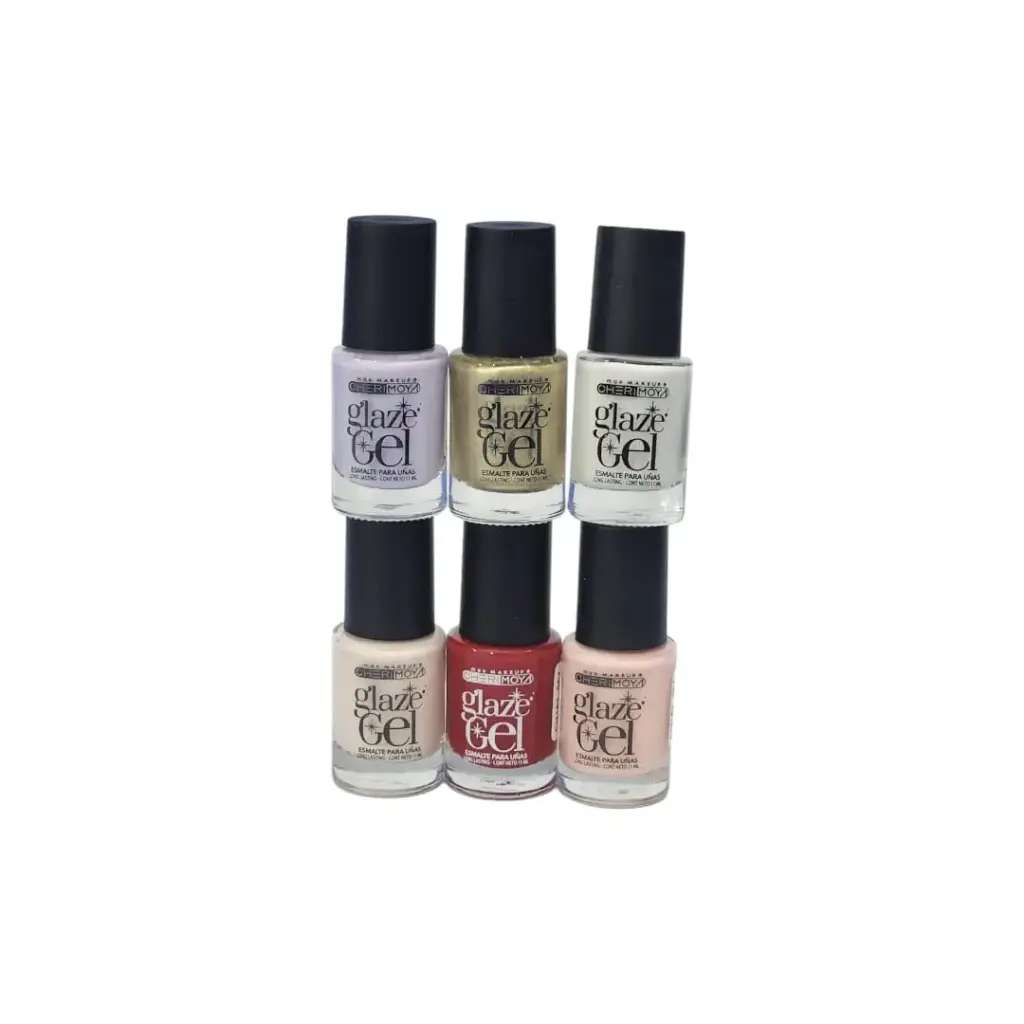 Glaze Gel 11ml esmaltes de/para uñas común efecto gel Cherimoya ___ PACK X6