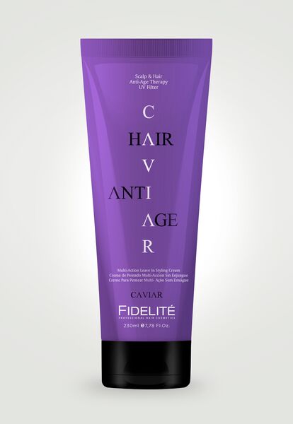 Crema Para Peinar Caviar Multi- Accion Sin Enjuague 230ml- Fidelite