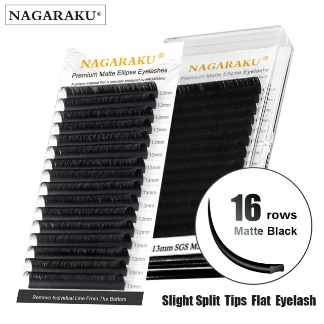 [SNK-20] extensiones de/para pestañas Nagaraku Elipse cola de sirena (10mm)