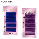 extensiones de/para pestañas Nagaraku 0.07D pelo por pelo clasicas color mix 7-15mm