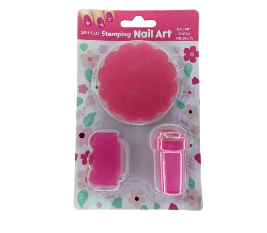 [PL-100947] Placa stamping Rosa nail art
