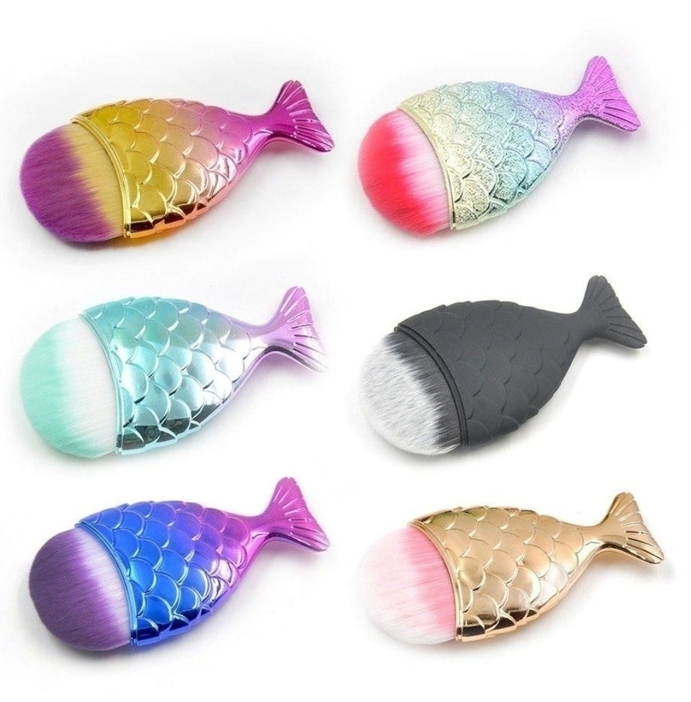 Brochas para base cola de sirena
