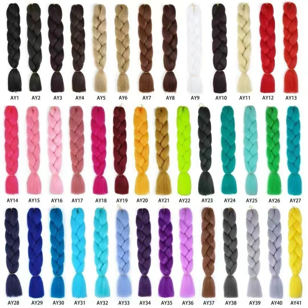 Pelo kanekalon extensiones colores surtidos