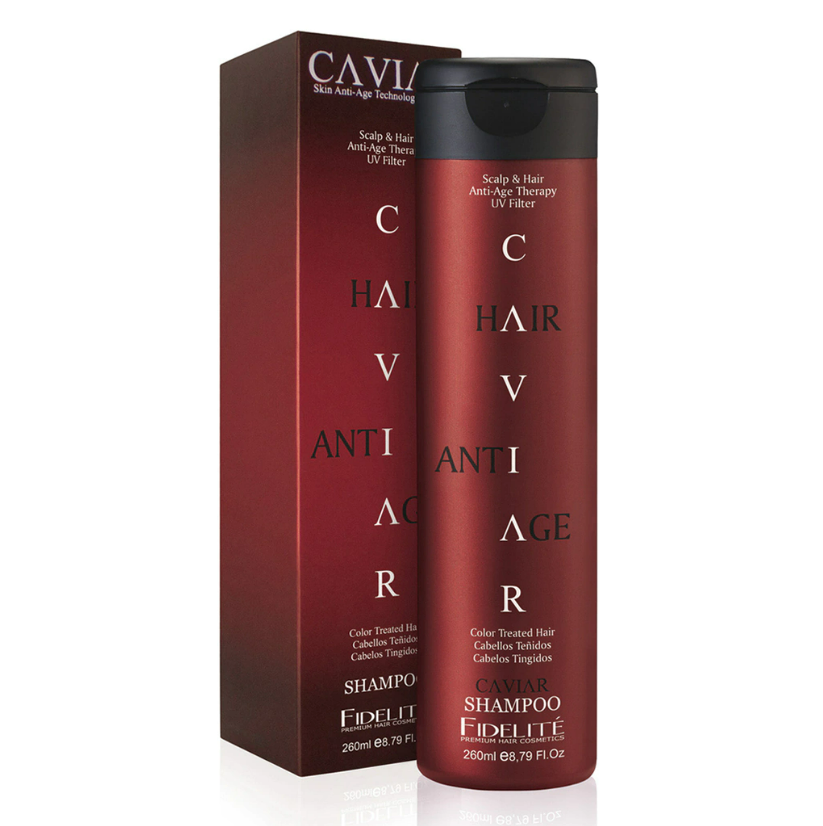 Shampoo Caviar Anti- Age pelo cabellos Teñidos 260ml Fidelite