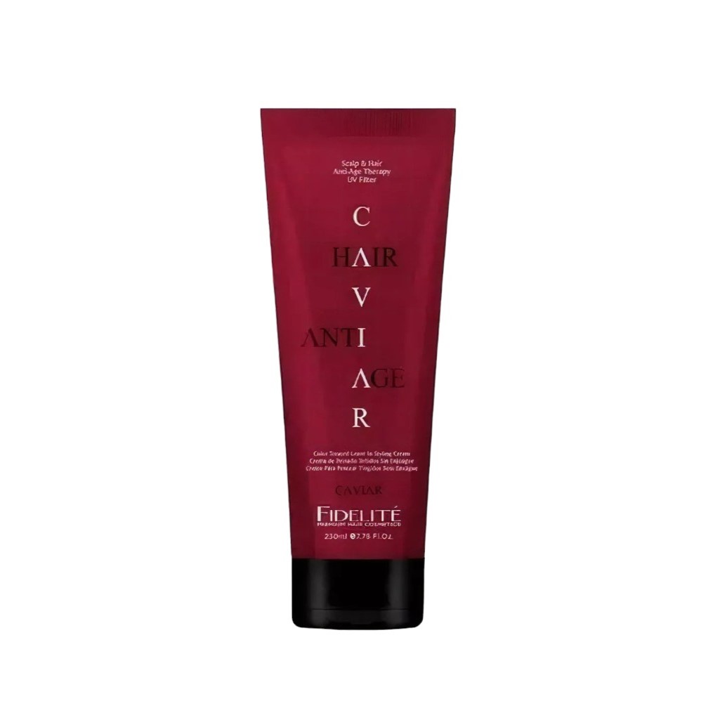 Crema Para Peinar Caviar pelo cabellos Tenidos Pomo 230ml Fidelite