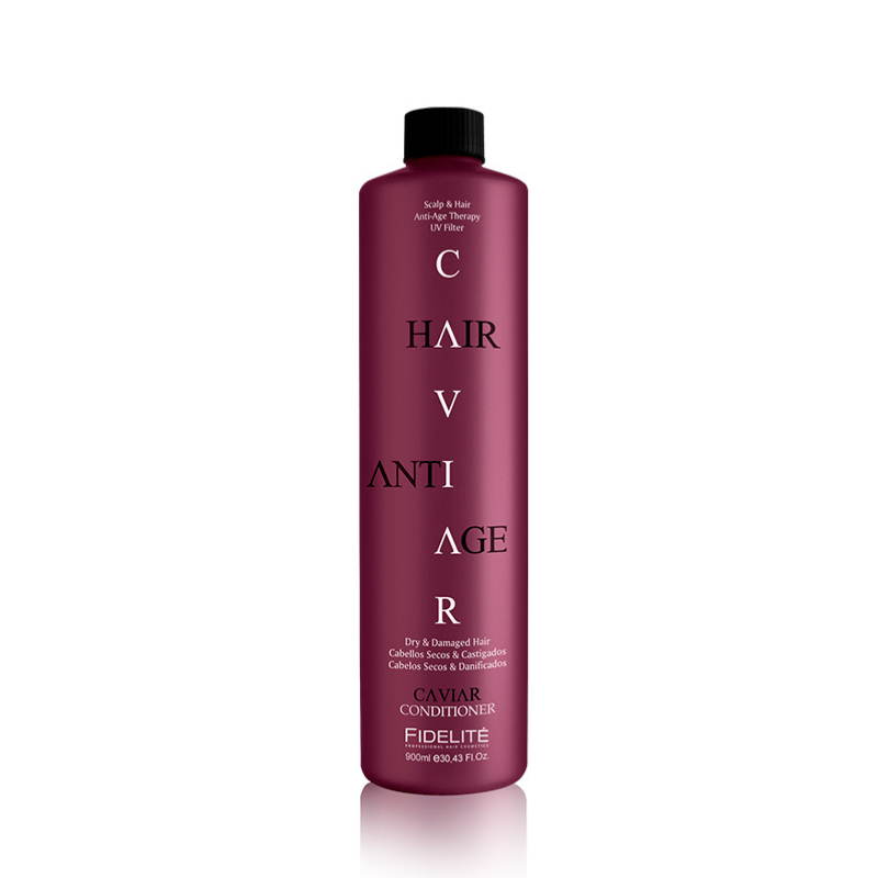 Acondicionador Caviar Anti- Age Cabellos Secos Y Castigados 900ml Fidelite