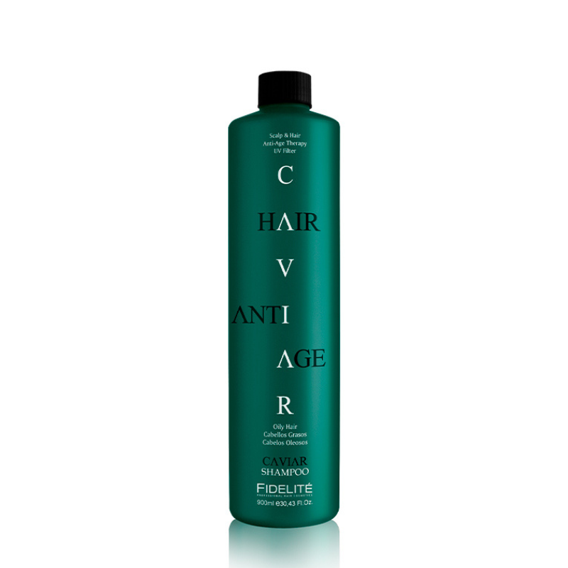 Shampoo Caviar Anti- Age pelo cabellos Grasos 900ml Fidelite