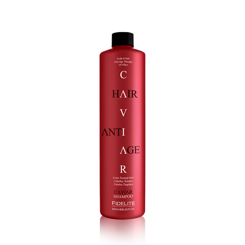 Shampo Caviar Anti-Age pelo cabellos teñidos 900ml Fidelite