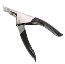 corta tips de/para uñas metalico rosa/negro