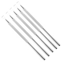 Repujador de acero inox removedor esmalte semipermanente uñas