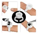 Anillos para colocar pegamentos adhesivos uñas