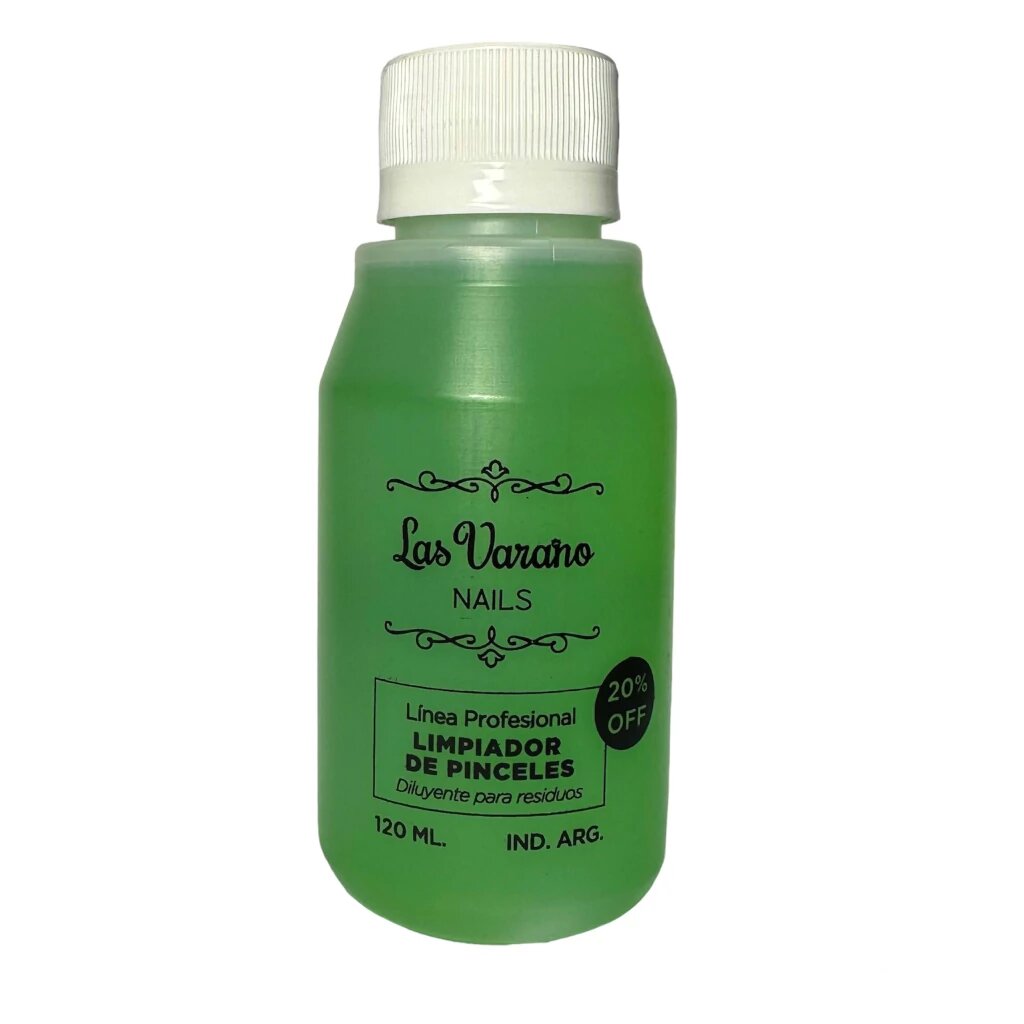 [SULV-LP120] limpiador de/para brochas pinceles Las Varano 120ml (Unidad)