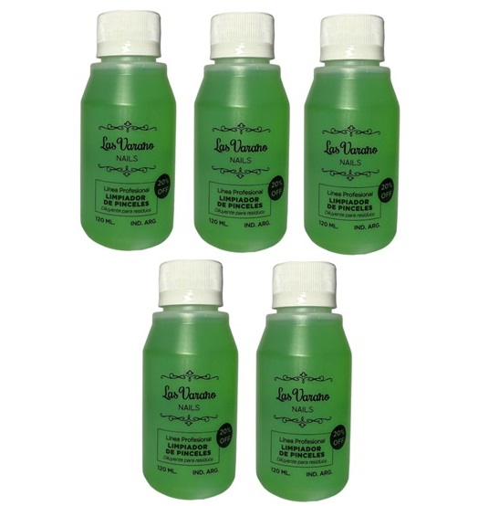 limpiador de/para brochas pinceles Las Varano 120ml