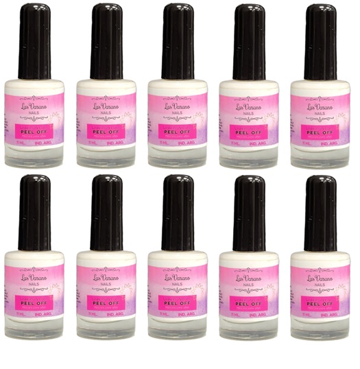 mascara para uñas peel off Las Varano 11ml