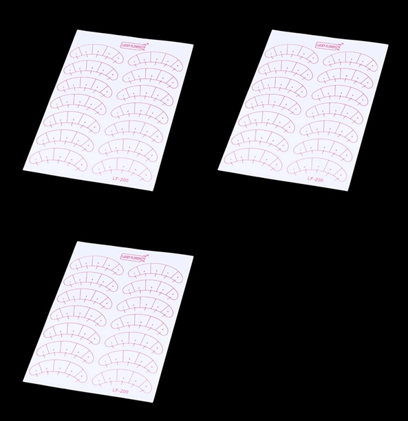 set de 10 parches de/para pestañas