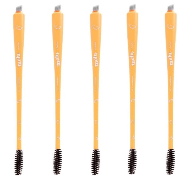 brochas pinceles profesional premium de maquillaje Doble Melu by RUBY ROSE para Cejas