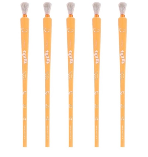 brochas pinceles profesional premium de maquillaje Melu by RUBY ROSE para difuminar (fina)