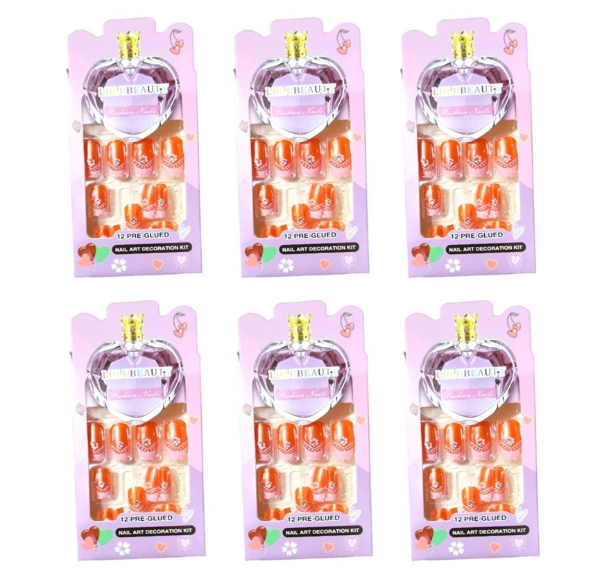 blister x12 uñas postizas 