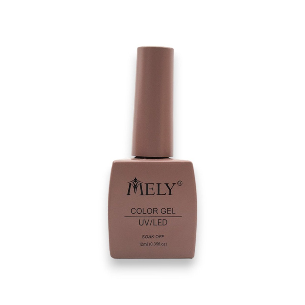 Esmaltes semipermanentes UV/Led 12ml Mely color#018___CAJA X12 UNID.