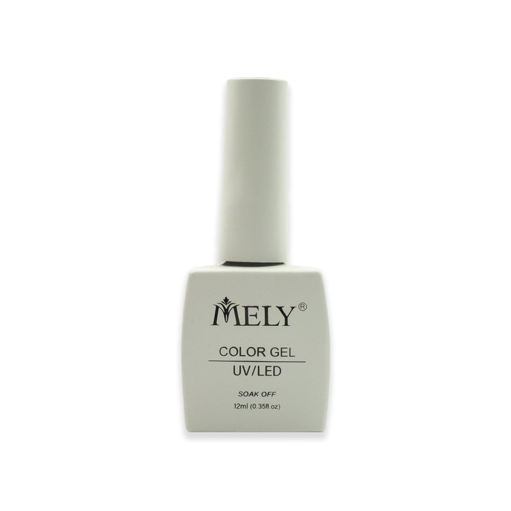 Esmaltes semipermanentes UV/Led 12ml Mely color#004___CAJA X12 UNID.