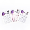 plancha de gemas/strass para rostro cara City Girl
