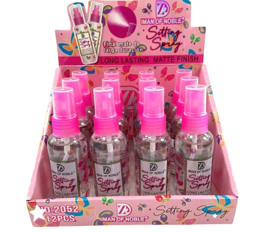 fijador finalizador de maquillaje mate Iman of Noble