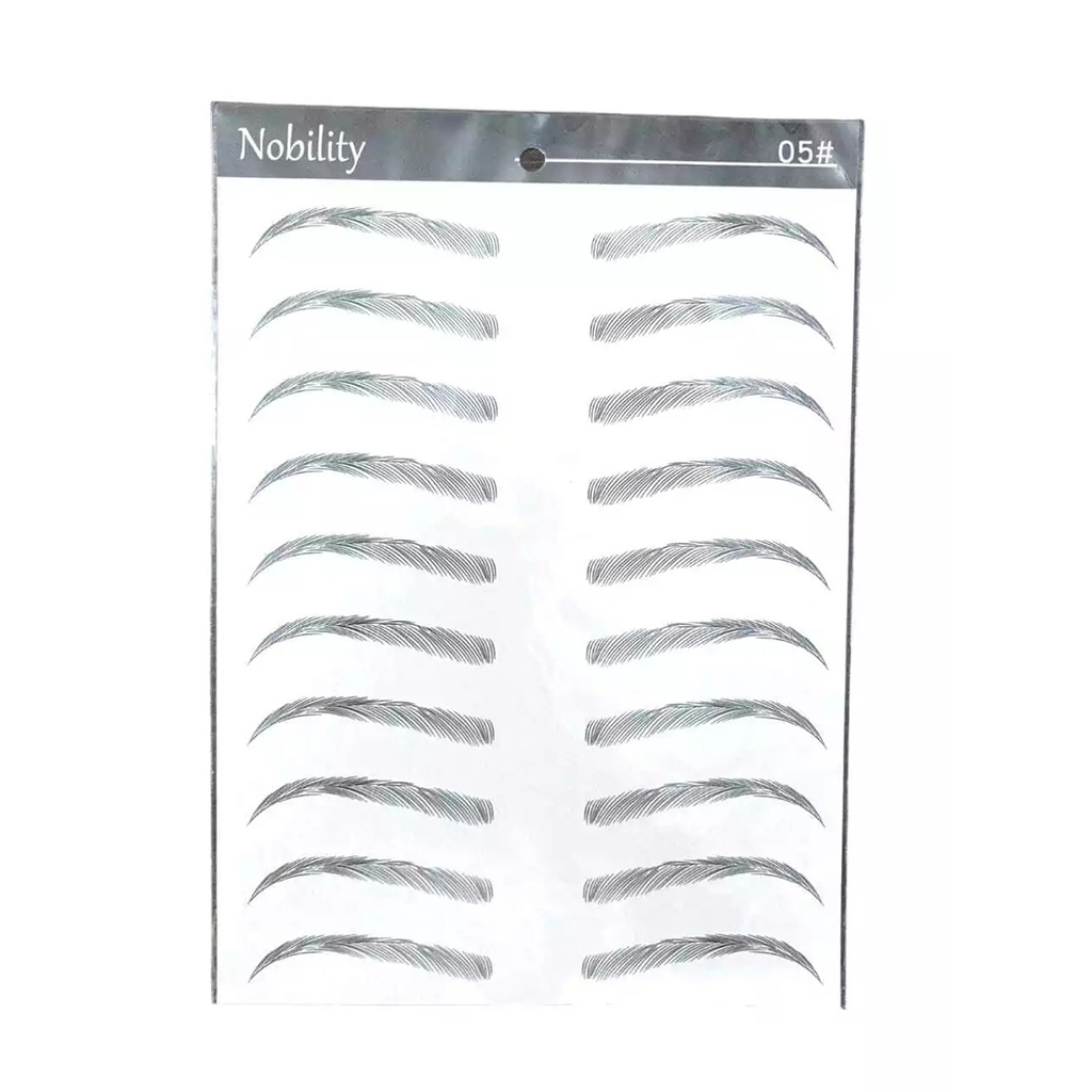 [PL-233411] planchas de tattoo tatuajes para cejas NOBILITY ___ PACK X25
