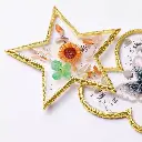 Mezcladores de acrilico con borde dorado para uñas ___ PACK X5