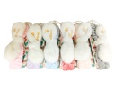 Vinchas elasticas de/para maquillaje con moño MELY___PACK X12PCS.