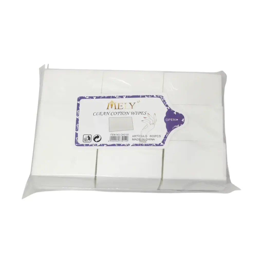 Wipes removedores de esmaltes MELY___ PACK X6PCS.