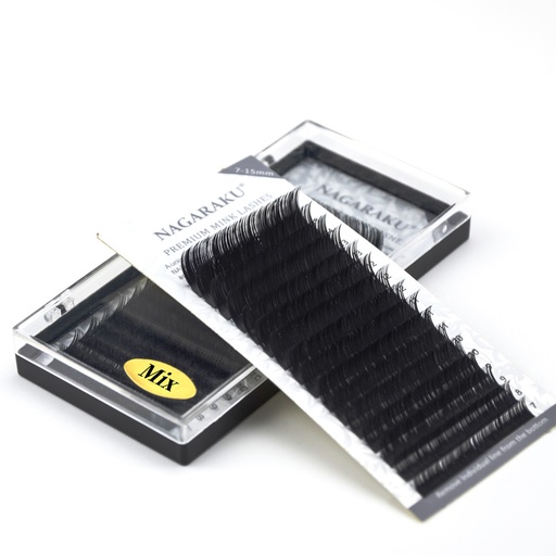 extensiones de/para pestañas Nagaraku Curva C MIX 7-15mm