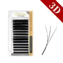 Extensiones De Pestañas Nagaraku 3D W Fibras Tecnologicas mix 0.07 8-15mm