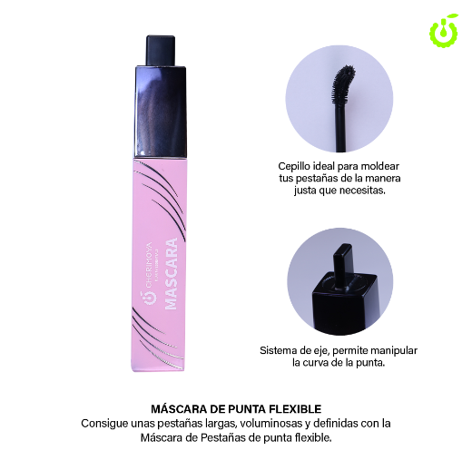 [CRL069-002] Mascara de pestañas punta flexible CHERIMOYA___PACK X24